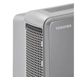 Toshiba 50-Pint 115-Volt ENERGY STAR MOST EFFICIENT Dehumidifier with Built-In Pump, Continuous Drain covers up to 4,500 sq. ft. -Air Quality Shop grays toshiba dehumidifiers tddp5013es2p 76 1000