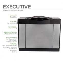 AIRCARE Designer Series 5.7-gal. Evaporative Humidifier for 3,600 sq. ft. 28 AIRCARE Designer Series 5.7-gal. Evaporative Humidifier for 3,600 sq. ft. -Air Quality Shop metallic aircare humidifiers 4dts 900 76 1000
