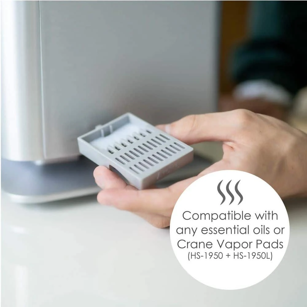 Crane 1.2 Gal. Warm & Cool Mist Top Fill Humidifier with Remote for Medium to Large Rooms up to 500 sq. ft 7 Crane 1.2 Gal. Warm & Cool Mist Top Fill Humidifier with Remote for Medium to Large Rooms up to 500 sq. ft - Image 6