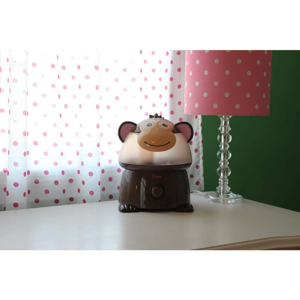 Crane 1 Gal. Adorable Ultrasonic Cool Mist Humidifier for Medium to Large Rooms up to 500 sq. ft. - Monkey 6 Crane 1 Gal. Adorable Ultrasonic Cool Mist Humidifier for Medium to Large Rooms up to 500 sq. ft. - Monkey - Image 4