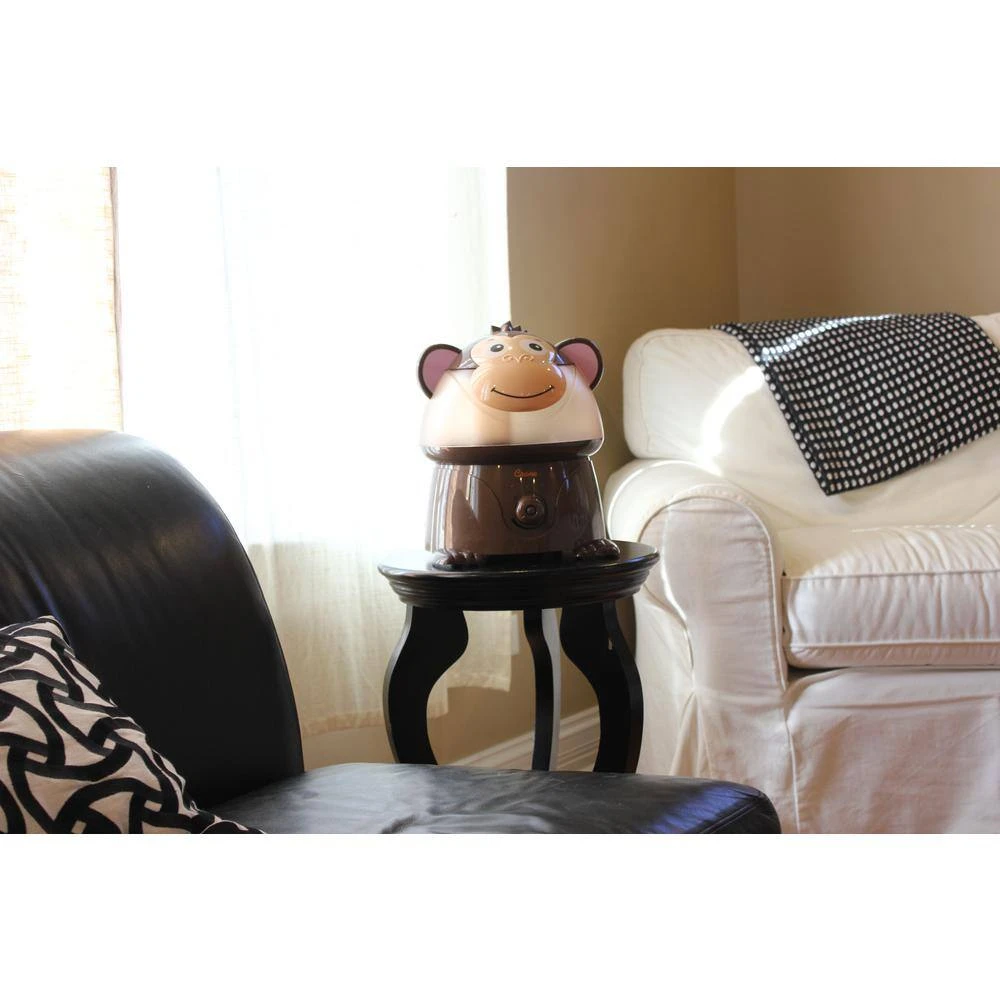 Crane 1 Gal. Adorable Ultrasonic Cool Mist Humidifier for Medium to Large Rooms up to 500 sq. ft. - Monkey 10 Crane 1 Gal. Adorable Ultrasonic Cool Mist Humidifier for Medium to Large Rooms up to 500 sq. ft. - Monkey - Image 8