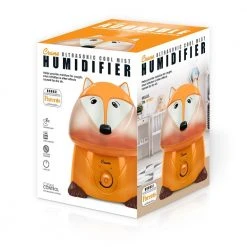 Crane 1 Gal. Adorable Ultrasonic Cool Mist Humidifier for Medium to Large Rooms up to 500 sq. ft. - Fox -Air Quality Shop oranges peaches crane humidifiers ee 8255 1f 1000
