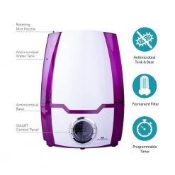 Air Innovations 1.37 Gal. Cool Mist Humidifier with Aromatherapy Refill, Eucalyptus 8 Air Innovations 1.37 Gal. Cool Mist Humidifier with Aromatherapy Refill, Eucalyptus -Air Quality Shop purple air innovations humidifiers humid06 purple ap01 eucalyptus 4f 1000