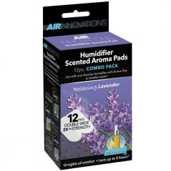 Air Innovations Essential Oil Humidifier Aroma Pads Lavender Scent (12-Pack)