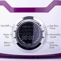 Air Innovations 1.37 Gal. Cool Mist Digital Humidifier for Large Rooms Up To 400 sq. ft -Air Quality Shop purples lavenders air innovations humidifiers humid06 purple 1f 1000