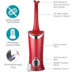 Air Innovations 1.7 Gal. Cool Mist Humidifier with Aromatherapy Refill, Eucalyptus 8 Air Innovations 1.7 Gal. Cool Mist Humidifier with Aromatherapy Refill, Eucalyptus -Air Quality Shop red air innovations humidifiers humid13 red ap01 eucalyptus 4f 1000