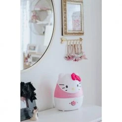 Crane 1 Gal. Adorable Ultrasonic Cool Mist Humidifier for Medium to Large Rooms up to 500 sq. ft. - Hello Kitty -Air Quality Shop reds pinks crane humidifiers ee 4109 44 1000