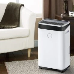 Unbranded 50-Pint 4800 Sq.Ft. Dehumidifier for large space, High Humidity Capacity, With 6.5L Water tank and Continuous Drain Hose -Air Quality Shop turquoises aquas dehumidifiers eh0ra22082904 31 1000