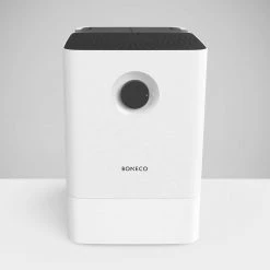 BONECO 2 in 1 Whisper Quiet Console Humidifier Air Washer with Auto Shut Off, White -Air Quality Shop white boneco humidifiers 46534 1d 1000