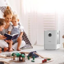 BONECO 2 in 1 Whisper Quiet Console Humidifier Air Washer with Auto Shut Off, White -Air Quality Shop white boneco humidifiers 46534 76 1000