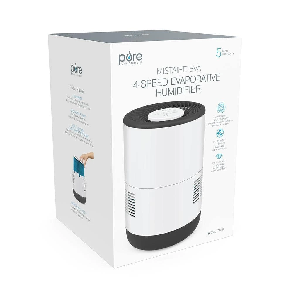 Pure Enrichment MistAire Eva 4-Speed Evaporative Humidifier 8 Pure Enrichment MistAire Eva 4-Speed Evaporative Humidifier - Image 6