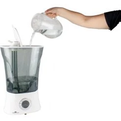 Air Innovations 2.2 Gal. Top Fill Cool Mist Humidifier White -Air Quality Shop whites air innovations humidifiers humid56 white 4f 1000