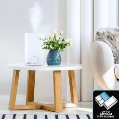 Air Innovations 1.2 Gal. Medium Cool Mist Ultrasonic Humidifier for Rooms -Air Quality Shop whites air innovations humidifiers humid61 white 31 1000