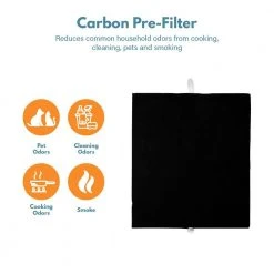 FILTER-MONSTER True HEPA Replacement Compatible with Alen FF50-VOC Air Filter for Allergies, Dust and Smoke, Chemicals, and VOCs 15 FILTER-MONSTER True HEPA Replacement Compatible with Alen FF50-VOC Air Filter for Allergies, Dust and Smoke, Chemicals, and VOCs -Air Quality Shop whites air purifier accessories al ff50voc fm1 76 1000