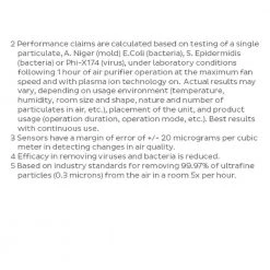 Unbranded Instant Filtered Small White Air Purifier 17 Unbranded Instant Filtered Small White Air Purifier -Air Quality Shop whites air purifiers 150 0002 01 44 1000