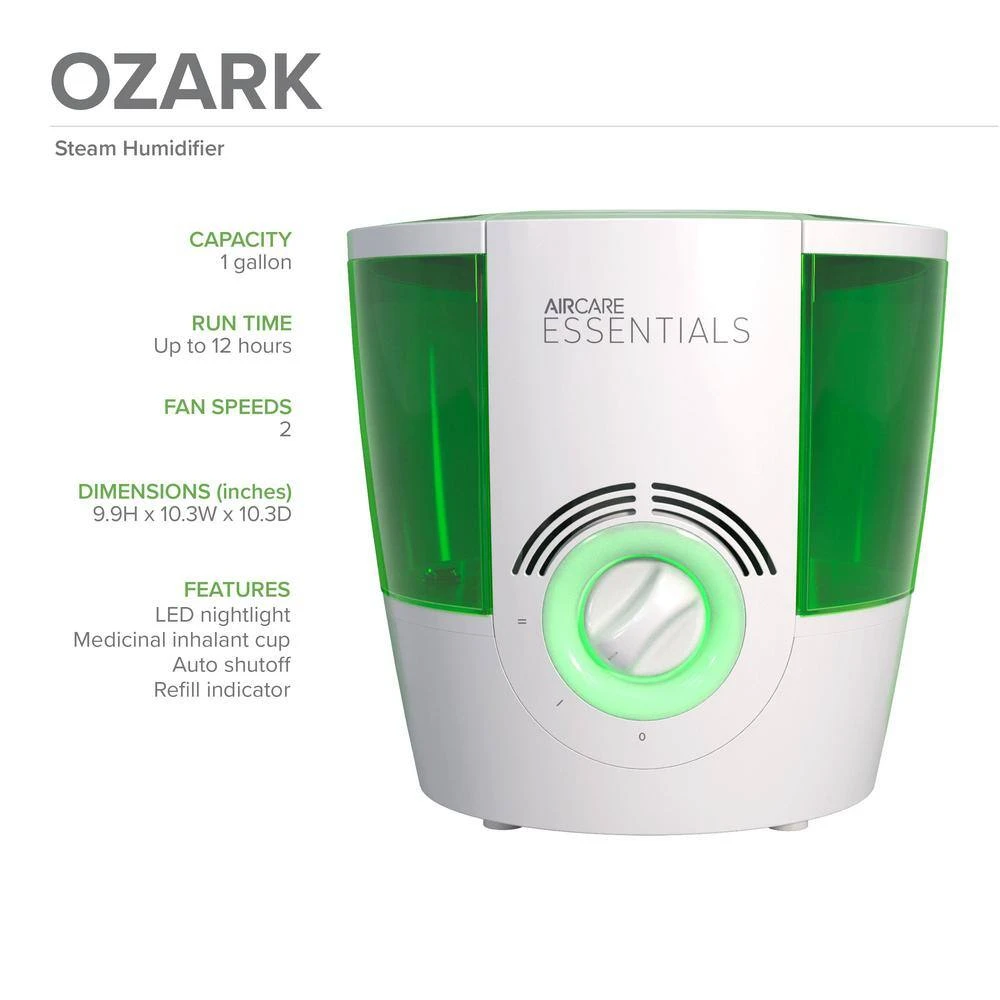 AIRCARE ESSENTIALS Ozark 1 Gal. Steam Humidifier for 750 sq. ft. 7 AIRCARE ESSENTIALS Ozark 1 Gal. Steam Humidifier for 750 sq. ft. - Image 5
