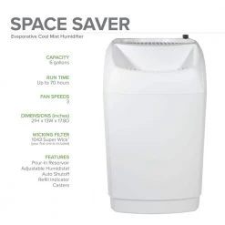 AIRCARE 6 Gal. Evaporative Humidifier for 2300 sq. ft. -Air Quality Shop whites aircare humidifiers 836000hb a0 1000