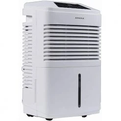 Amana 48 pt. Portable Dehumidifier with Adjustable Humidistat, Auto Shut-Off, 24-Hour Timer for Bathrooms, Basements, Bedrooms 16 Amana 48 pt. Portable Dehumidifier with Adjustable Humidistat, Auto Shut-Off, 24-Hour Timer for Bathrooms, Basements, Bedrooms -Air Quality Shop whites amana dehumidifiers amad481bw 1d 1000