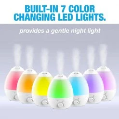 Bell + Howell 1 Gal. Capacity Ultrasonic Color Changing Humidifier with Cool Mist and Aroma Diffuser 8 Bell + Howell 1 Gal. Capacity Ultrasonic Color Changing Humidifier with Cool Mist and Aroma Diffuser -Air Quality Shop whites bell howell humidifiers 9959 4f 1000