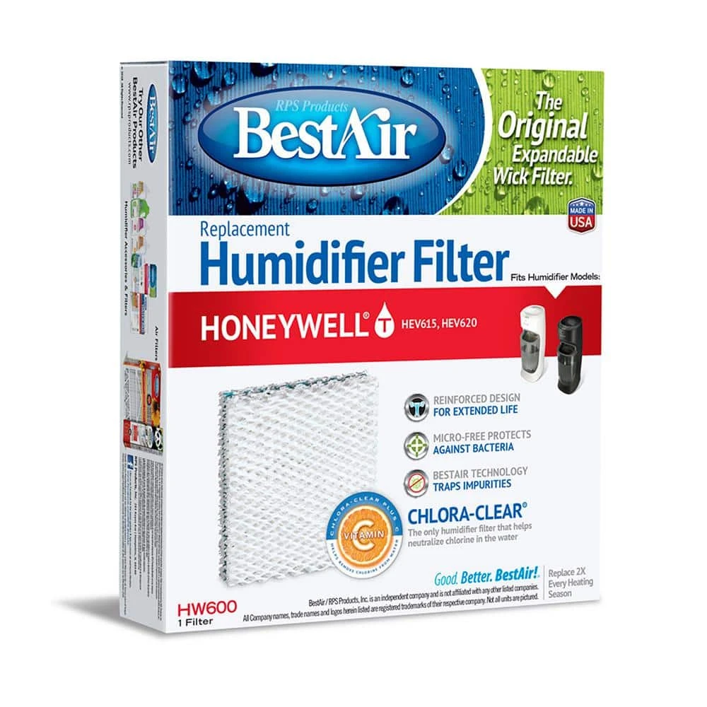 BestAir 6.75 in. x 7.5 in. x 1.5 in. Honeywell Humidifier Replacement Paper Wick Filter 5 BestAir 6.75 in. x 7.5 in. x 1.5 in. Honeywell Humidifier Replacement Paper Wick Filter - Image 3