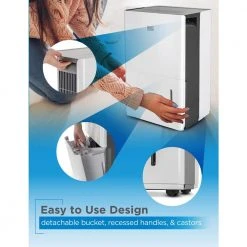 BLACK+DECKER 22-Pint Portable Dehumidifier With Bucket 13 BLACK+DECKER 22-Pint Portable Dehumidifier With Bucket -Air Quality Shop whites black decker dehumidifiers bd22mwsa 44 1000