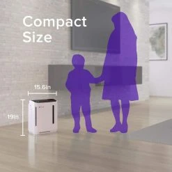 Brondell O2+ Revive TrueHEPA Air Purifier Humidifier in White -Air Quality Shop whites brondell air purifiers pr50 w 1f 1000