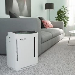 Brondell O2+ Revive TrueHEPA Air Purifier Humidifier in White -Air Quality Shop whites brondell air purifiers pr50 w 31 1000