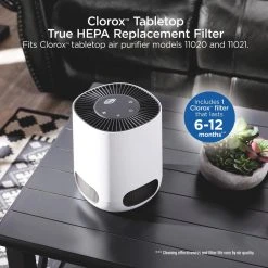 Clorox Tabletop Air Purifier True HEPA Replacement Filter 12 Clorox Tabletop Air Purifier True HEPA Replacement Filter -Air Quality Shop whites clorox air purifier accessories 12020 1f 1000