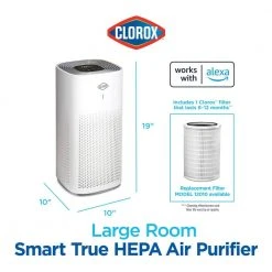 Clorox Smart 320 Large Room Air Purifier 16 Clorox Smart 320 Large Room Air Purifier -Air Quality Shop whites clorox air purifiers 11011 1d 1000