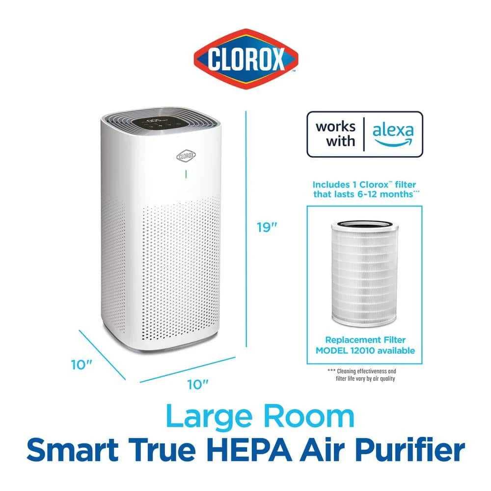Clorox Smart 320 Large Room Air Purifier 5 Clorox Smart 320 Large Room Air Purifier - Image 3
