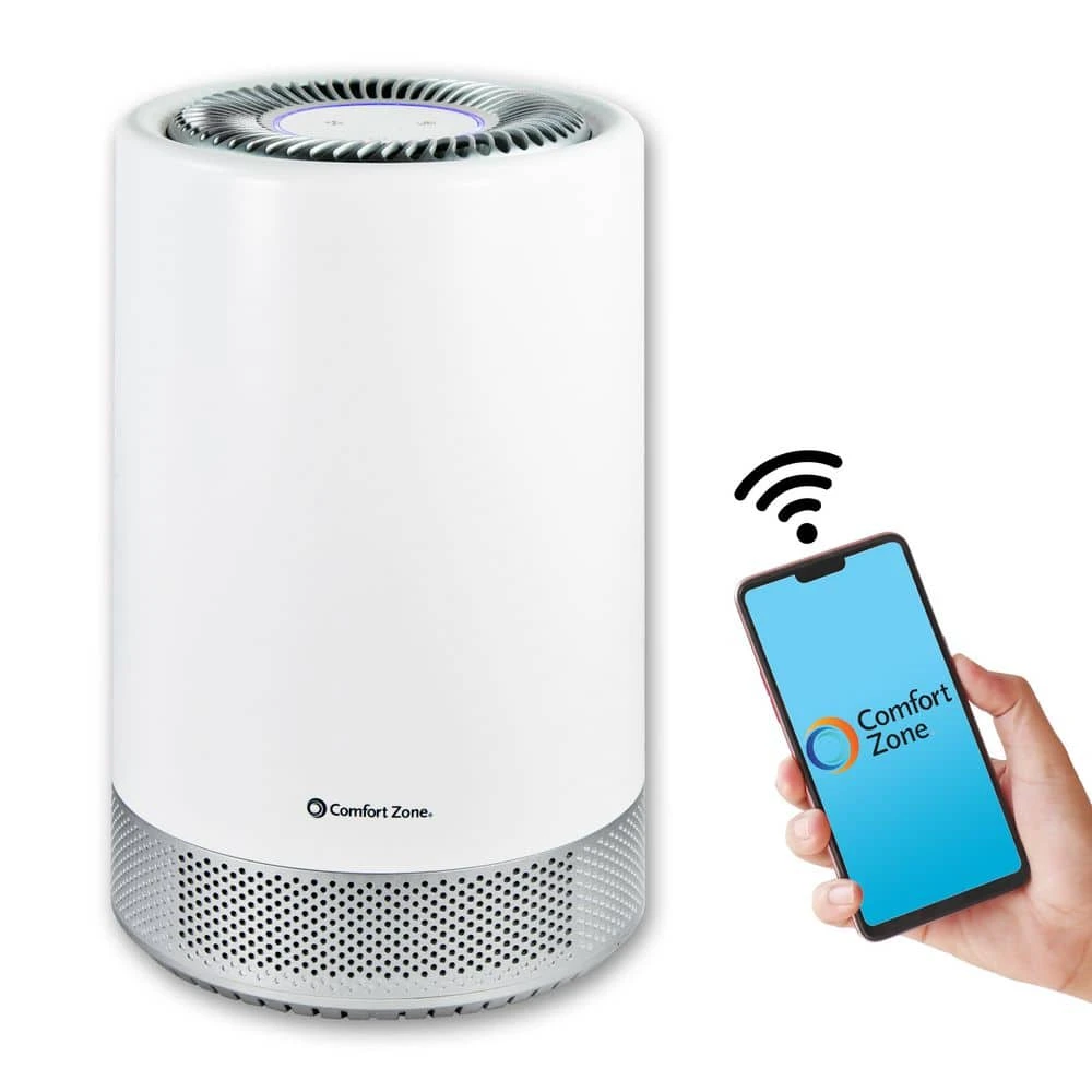 Comfort Zone Clean HEPA Air Purifier with WiFi Control 3 Comfort Zone Clean HEPA Air Purifier with WiFi Control