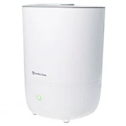 Comfort Zone 0.92 Gal. Small Room Ultrasonic Humidifier with Aroma Diffuser