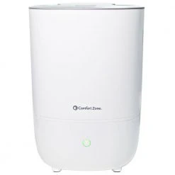 Comfort Zone 0.92 Gal. Small Room Ultrasonic Humidifier with Aroma Diffuser -Air Quality Shop whites comfort zone humidifiers czhd55 66 1000
