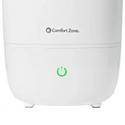 Comfort Zone 0.92 Gal. Small Room Ultrasonic Humidifier with Aroma Diffuser -Air Quality Shop whites comfort zone humidifiers czhd55 c3 1000