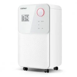 Costway 32-Pints 2000 sq.ft. Dehumidifier for Home and Basements w/3-Color Digital Display