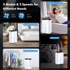 Costway 100-Pint Dehumidifier for Home & Basements w/Smart App& Alexa Control -Air Quality Shop whites costway dehumidifiers es10106us wh 4f 1000