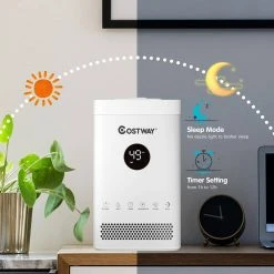 Costway 0.92 Gal. Bedroom Top Fill Air Humidifier -Air Quality Shop whites costway humidifiers ep24772us 4f 1000