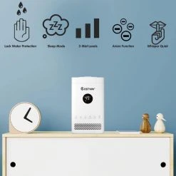 Costway 0.92 Gal. Bedroom Top Fill Air Humidifier -Air Quality Shop whites costway humidifiers ep24772us 76 1000