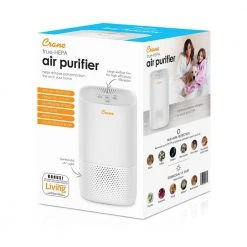 Crane True HEPA Air Purifier with Germicidal UV Light for Small to Medium Rooms up to 250 sq.ft. - Standard -Air Quality Shop whites crane air purifiers ee 5067 31 1000