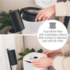 Crane True HEPA Air Purifier with Germicidal UV Light for Small to Medium Rooms up to 250 sq.ft. - Standard -Air Quality Shop whites crane air purifiers ee 5067 fa 1000