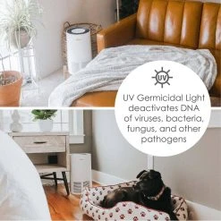 Crane True HEPA Air Purifier with Germicidal UV Light for Small to Medium Rooms up to 300 sq.ft. - Premium -Air Quality Shop whites crane air purifiers ee 5068 44 1000