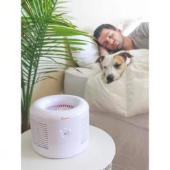 Crane HEPA Air Purifier with 3 Speed Settings for Small to Medium Rooms up to 300 sq.ft. -Air Quality Shop whites crane air purifiers ee 7002air 76 1000
