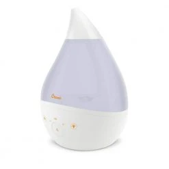 Crane 1 Gal. Top Fill Drop Cool Mist Humidifier with Sound Machine for Medium to Large Rooms up to 500 sq. ft. - White
