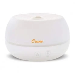 Crane 0.2 Gal. 2-in-1 Ultrasonic Cool Mist Humidifer & Aroma Diffuser for Small Rooms up to 160 sq. ft.