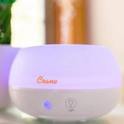 Crane 0.2 Gal. 2-in-1 Ultrasonic Cool Mist Humidifer & Aroma Diffuser for Small Rooms up to 160 sq. ft. -Air Quality Shop whites crane humidifiers ee 5951ad 77 1000