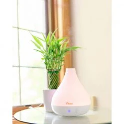 Crane 0.35 Gal. 2-in-1 Ultrasonic Cool Mist Humidifer & Aroma Diffuser for Small Rooms up to 200 sq. ft. -Air Quality Shop whites crane humidifiers ee 5953ad 1f 1000
