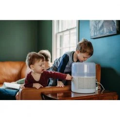 Crane 1 Gal. Evaporative Cool Mist Humidifier with 3 Speeds for Medium to Large Rooms up to 500 sq. ft. -Air Quality Shop whites crane humidifiers ee 7002 fa 1000
