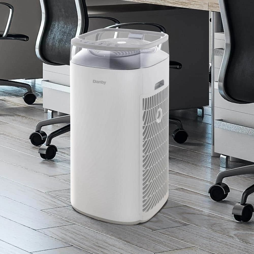 Danby 450 sq. ft. Portable Air Purifier with Filter in White 8 Danby 450 sq. ft. Portable Air Purifier with Filter in White - Image 6