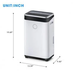 Cadeninc High Humidity 50-Pint Capacity Dehumidifier with 6.5 l Water Tank and Continuous Drain Hose, Auto Defrost, Quiet -Air Quality Shop whites dehumidifiers eh lqex 5aak 4f 1000