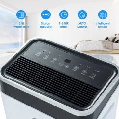 Tatahance 50-Pints Capacity Large Space Dehumidifier with 6.5L Water Bucket -Air Quality Shop whites dehumidifiers ex287065aak z c3 1000